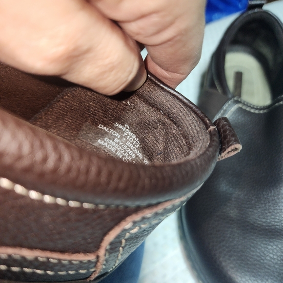 THOM MCAN EUC MENS SZ 10 DALTON DALTON BROWN LEATHER SLIPON SHOES - Picture 5 of 9